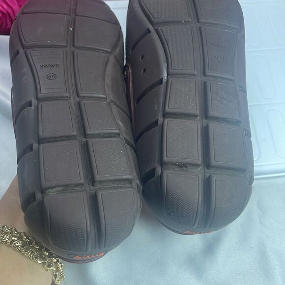 (M) Swims Penny Loafers for men, size 8.5 in wine red - Picture 8 of 9